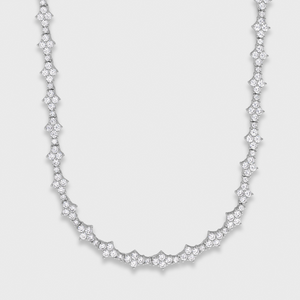 Honeycomb Tennis Chain (Silver) - 6.5mm