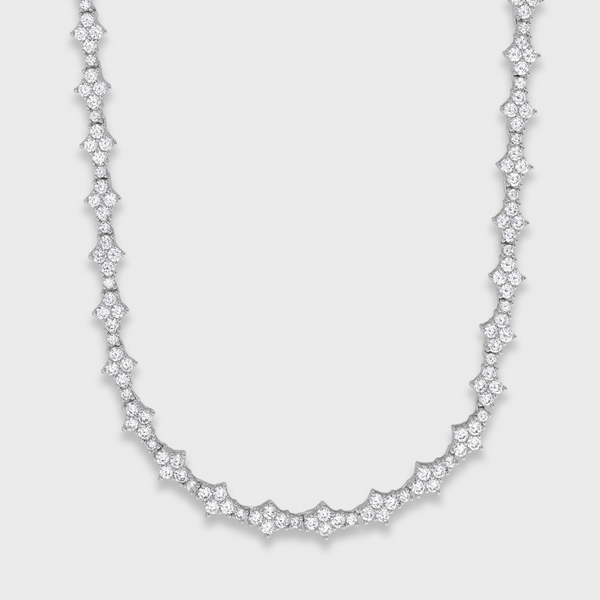 Women's Honeycomb Tennis Chain (Silver) - 6.5mm