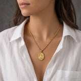 Jesus Sacred Heart Pendant (Gold)