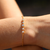 Moissanite Aurora Bracelet (Gold)