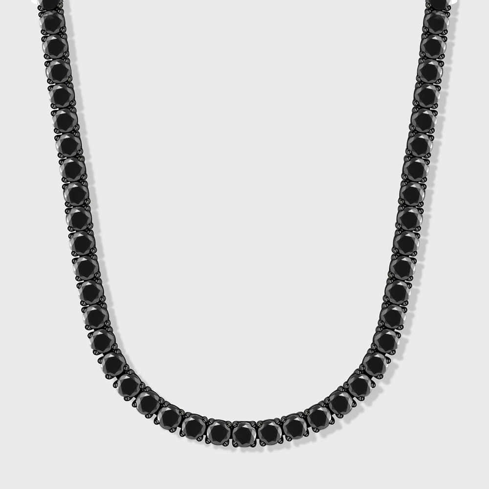 Tennis Chain (Black) - 4mm – Imperium Tennis Chain (Black) - 4mm – Imperium
