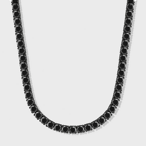 Tennis Chain (Black) - 4mm