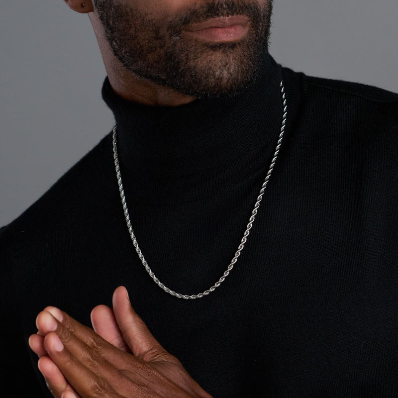 Rope Chain (Silver) - 4mm – Imperium