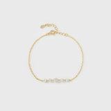 Moissanite Aurora Bracelet (Gold)