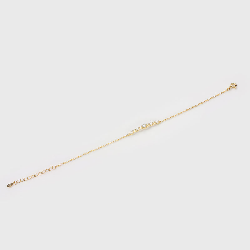 Moissanite Aurora Bracelet (Gold)