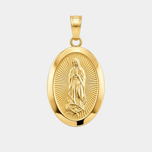 Virgin Mary Pendant (Gold)