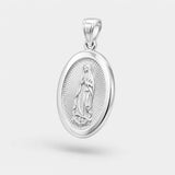 Virgin Mary Pendant (Silver)