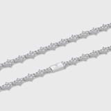 Women's Honeycomb Tennis Chain (Silver) - 6.5mm