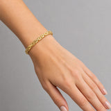 Women's Byzantine Bracelet (Gold) - 6mm