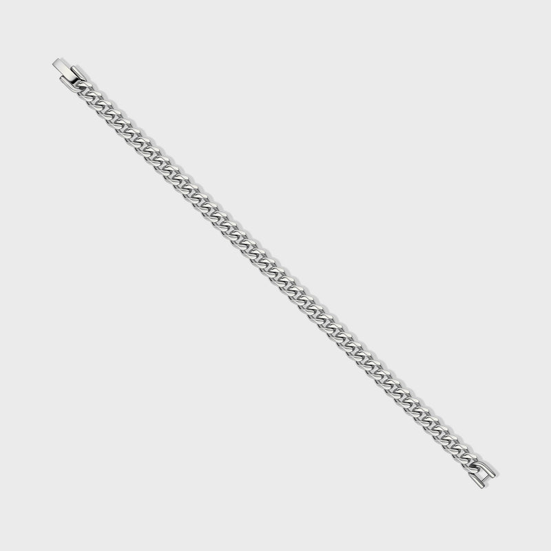 Women's Cuban Link Bracelet (Silver) - 5mm