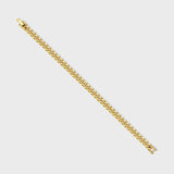 Cuban + Rope Bracelet Stack (Gold)