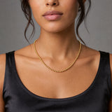Women's Ball Chain (Gold) - 5mm