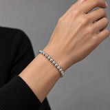 Women's Ball Bracelet (Silver) - 5mm