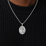 Jesus Sacred Heart Pendant (Silver)