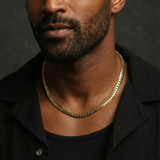 Miami Cuban Link Chain + Bracelet (Gold) - 8mm