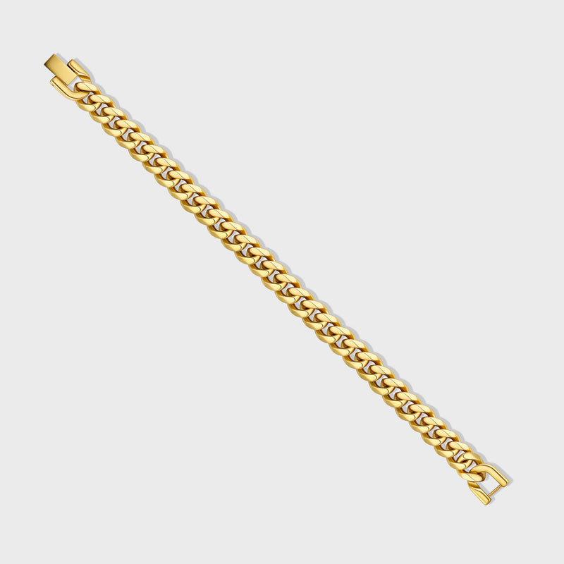 Cuban Link Bracelet (Gold) - 8mm