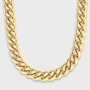 Cuban Link Chain (Gold) - 12mm