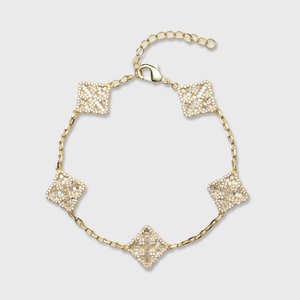 Clover Royale Bracelet (Gold)