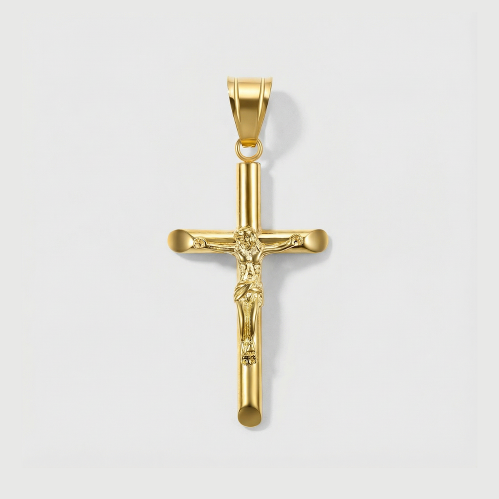 Crucifix Pendant (Gold) – Imperium