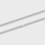 Cuban Link Chain (Silver) - 5mm