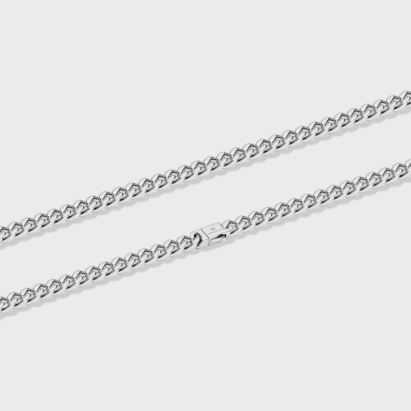 Cuban 5mm + Rope 4mm Stack (Silver)