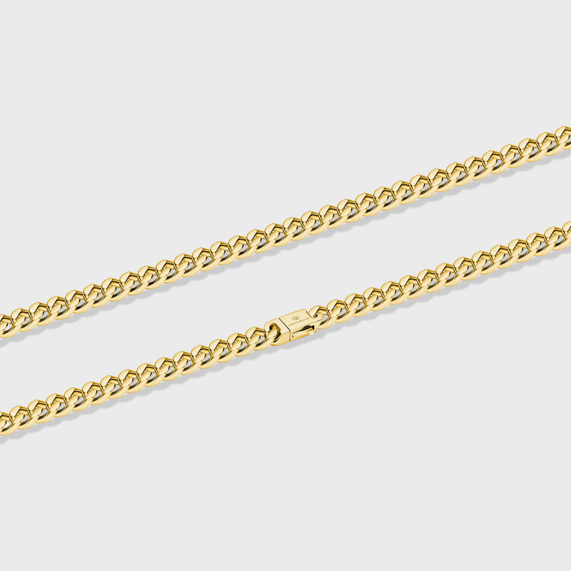 Cuban 5mm + Rope 4mm Stack (Gold)
