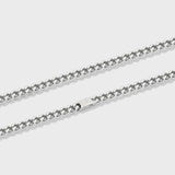 Women's Cuban Chain (Silver) - 8mm