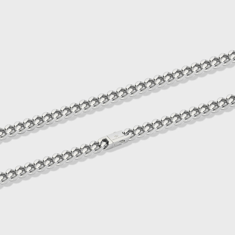 Cuban Link Chain (Silver) - 8mm