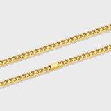 Women's Cuban Chain (Gold) - 8mm