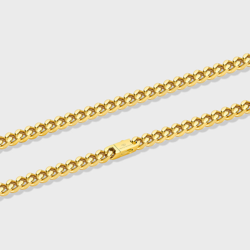 Cuban Link Chain (Gold) - 8mm