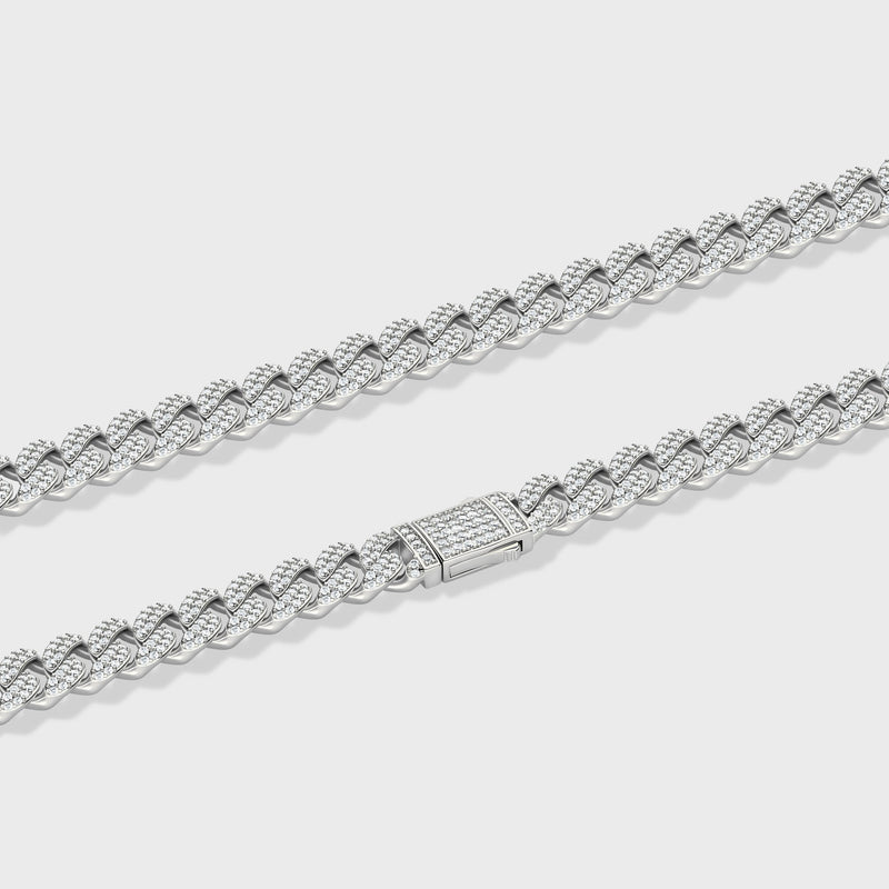 Iced Cuban Chain (Silver) - 12mm