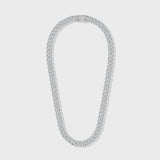 Iced Cuban Chain (Silver) - 12mm