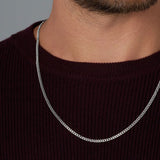 Micro Cuban Link Chain (Silver)