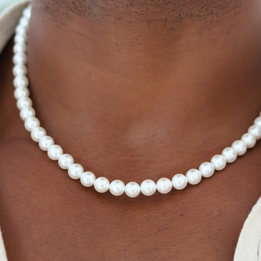 【Monday Edition】EVERYDAY PEARL NECKLACE 6MM PEARL NECKLACE - MONDAY EDITION