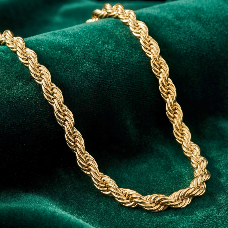 Rope Chain (Gold) - 6mm – Imperium