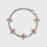 Red Clover Icon Bracelet