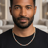 Red Clover Tennis Chain (Gold) - 4mm