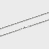 Rope Chain (Silver) - 4mm