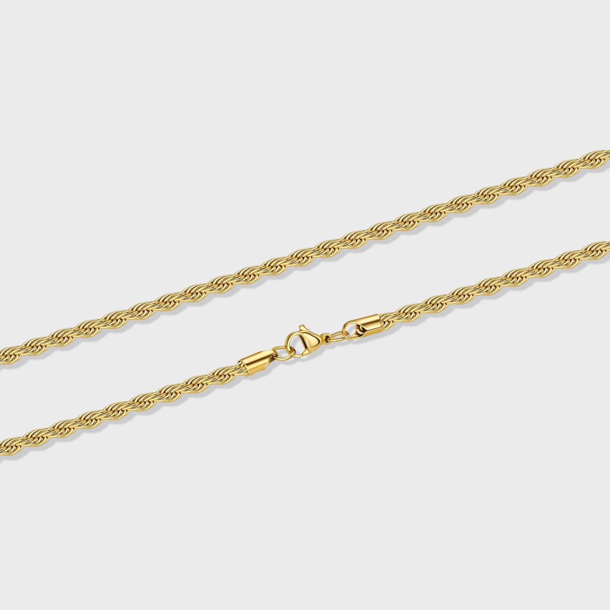 Cuban Rope Women's Cuban 5mm + Rope 4mm Stack (Gold) – Imperium