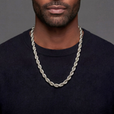 Rope Chain (Silver) - 8mm