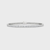 Women's Tennis Bracelet (Silver) - 3mm