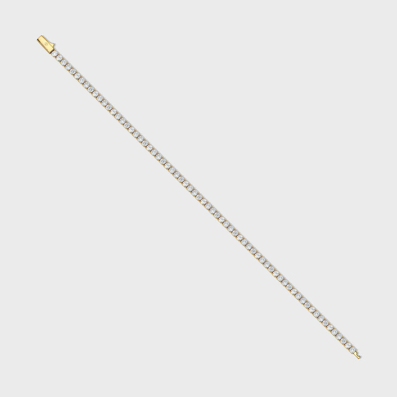 Women's Tennis Bracelet (Gold) - 3mm – Imperium