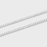 Women's Tennis Chain (Silver) - 5mm