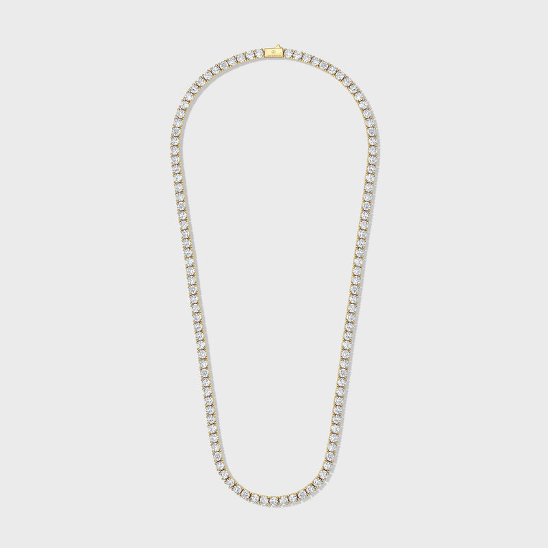 Women's Tennis Chain (Gold) - 5mm