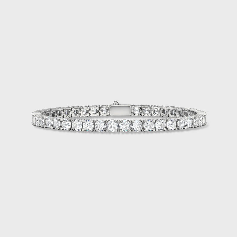 Women's Tennis Bracelet (Silver) - 5mm