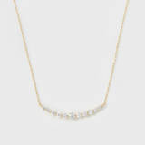 Moissanite Aurora Necklace (Gold)