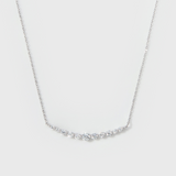 Moissanite Aurora Necklace (Silver)