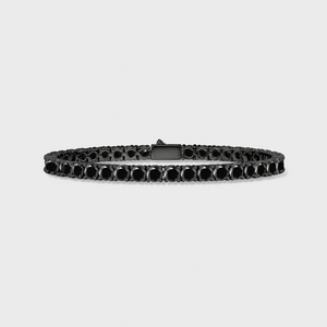 Tennis Bracelet (Black) - 4mm