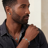 Green Clover Icon Pendant + Bracelet + Earrings