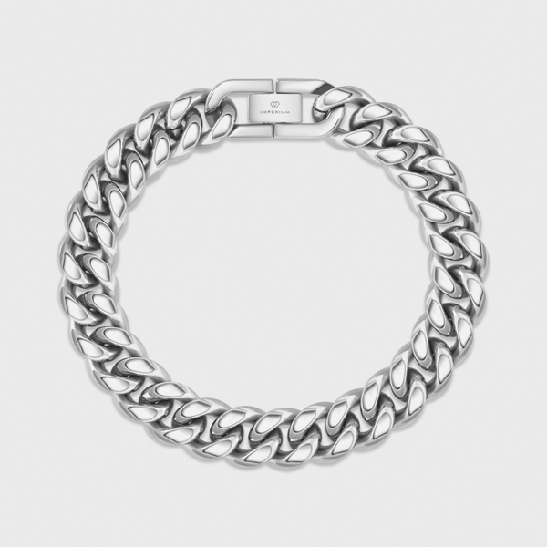 Cuban Link Bracelet (Silver) - 12mm